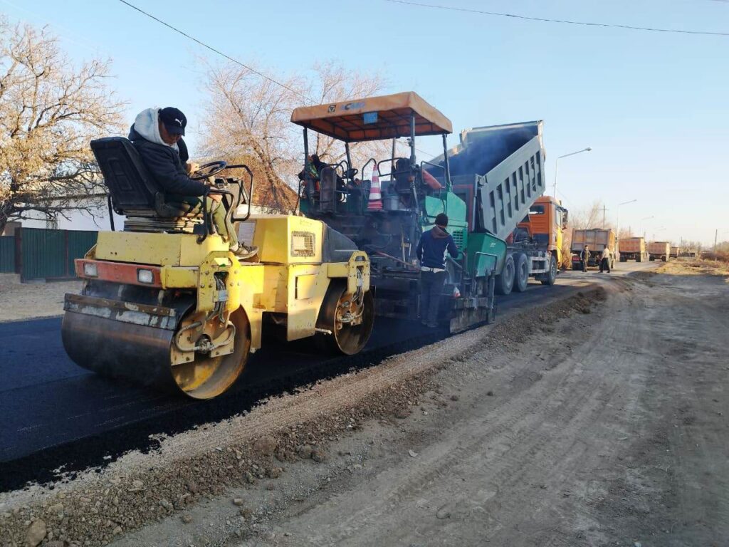 ҚЫЗЫЛОРДА ҚАЛАСЫНДА ЖОЛДАР ЖАҢАРУДА