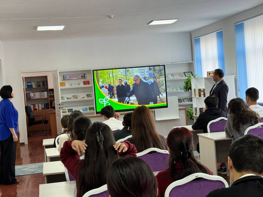 «Таза Қазақстан»: Қызылордада студенттерге арналған экологиялық ашық сабақ өтті