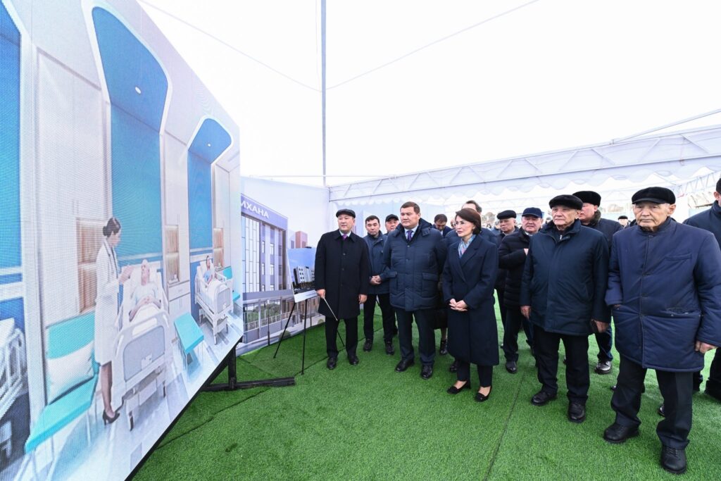 ҚЫЗЫЛОРДА ҚАЛАСЫНЫҢ ШЕТ АЙМАҒЫНДА 400 ОРЫНДЫҚ ЖАҢА ЕМХАНАНЫҢ ІРГЕТАСЫ ҚАЛАНДЫ