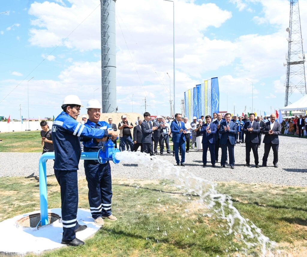 ЖАҢАҚОРҒАНДА СУ ТАРАТУ СТАНЦИЯСЫ ІСКЕ ҚОСЫЛДЫ